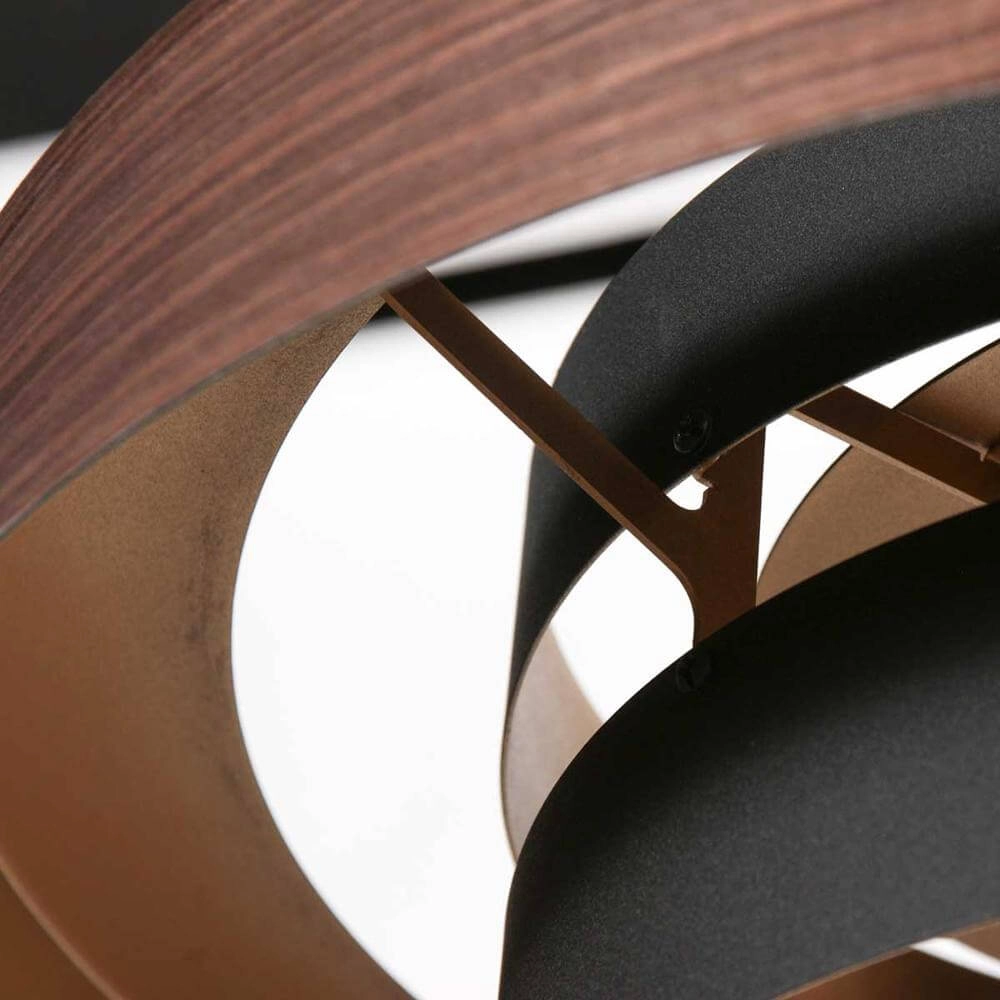 Pendant lamp Flinter Wood look Steinhauer 8712746177725