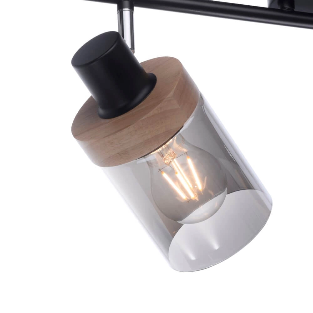 Ceiling lamp Pasqual 2-light black Just Light 4043689986117