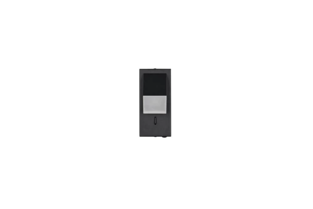 Wall spot black Raglan with switch Trio 4017807614749