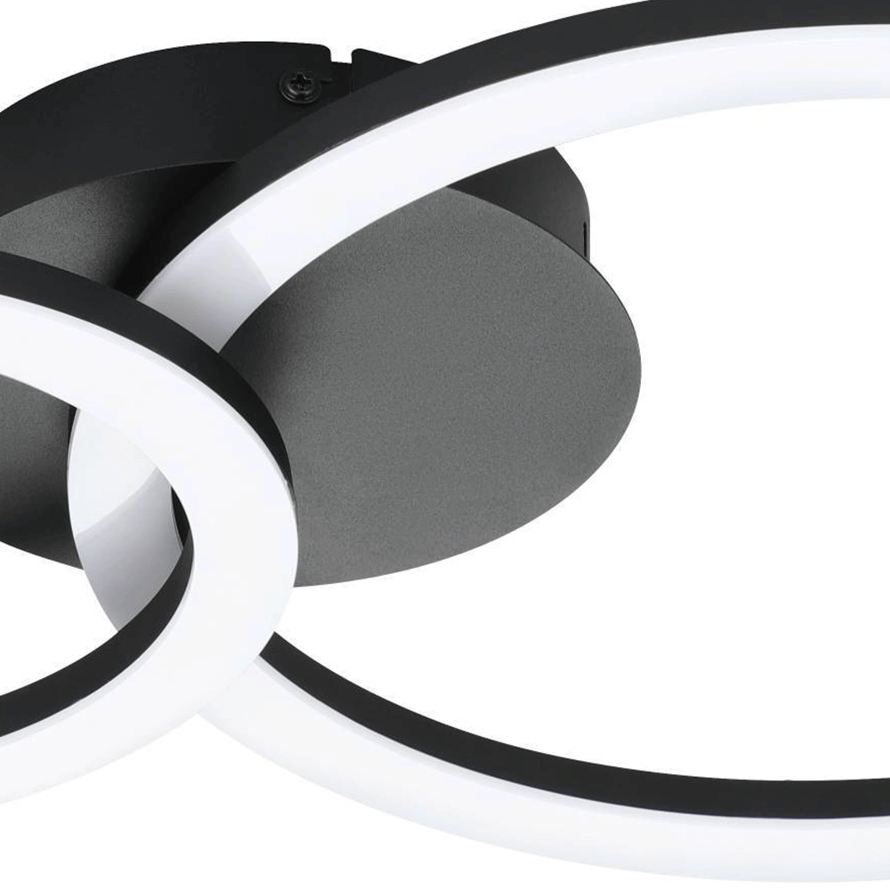 Ceiling lamp Zigbee Parrapos-Z 44.5x30cm black Eglo 9008606231256