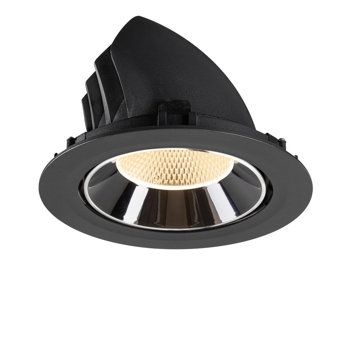 Recessed spotlight Numinos Gimble XL black/chrome 2700K - 20deg SLV 4024163308885