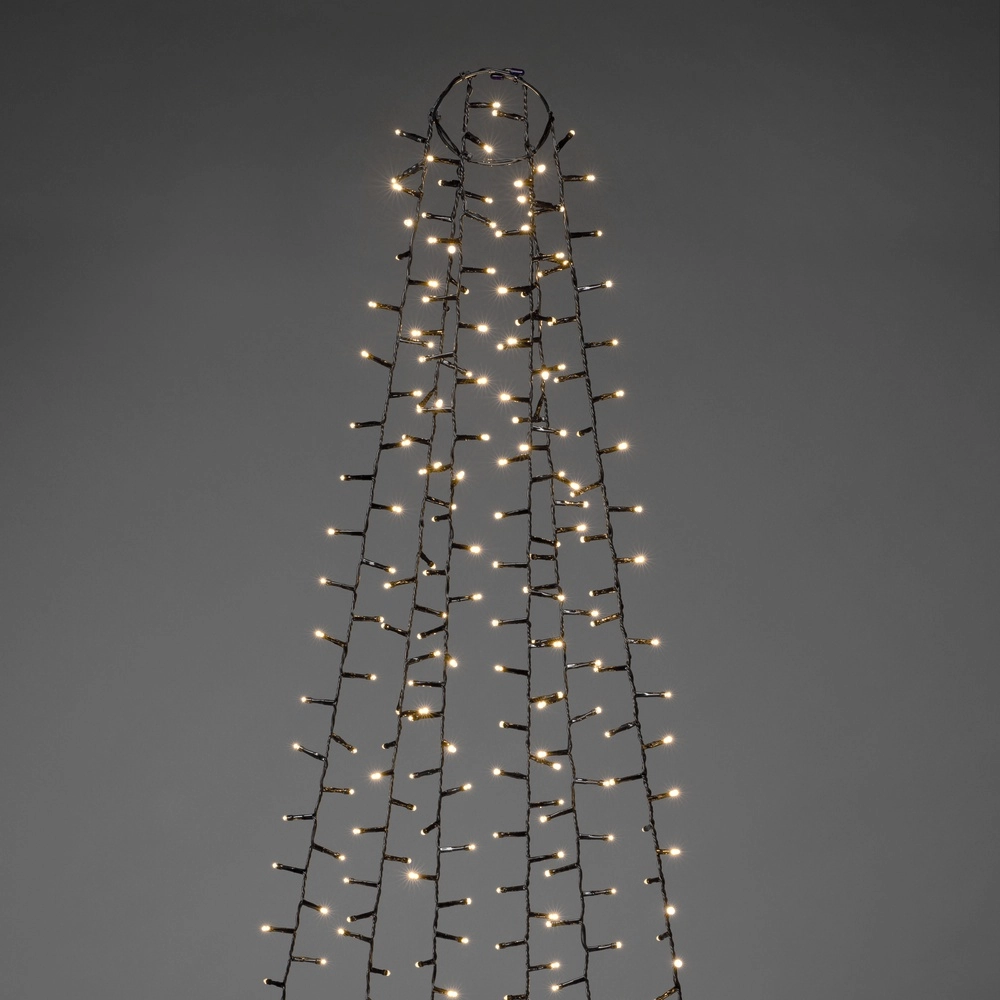Lighting set 240cm - 6x 110 led - 2700K for Christmas tree
