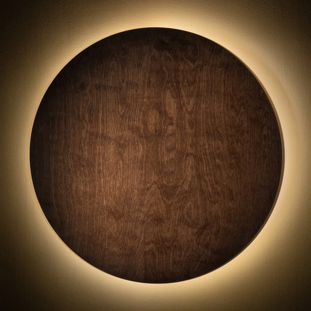 Wall lamp Ring Timber XL LED wood Lyora 5903139112925