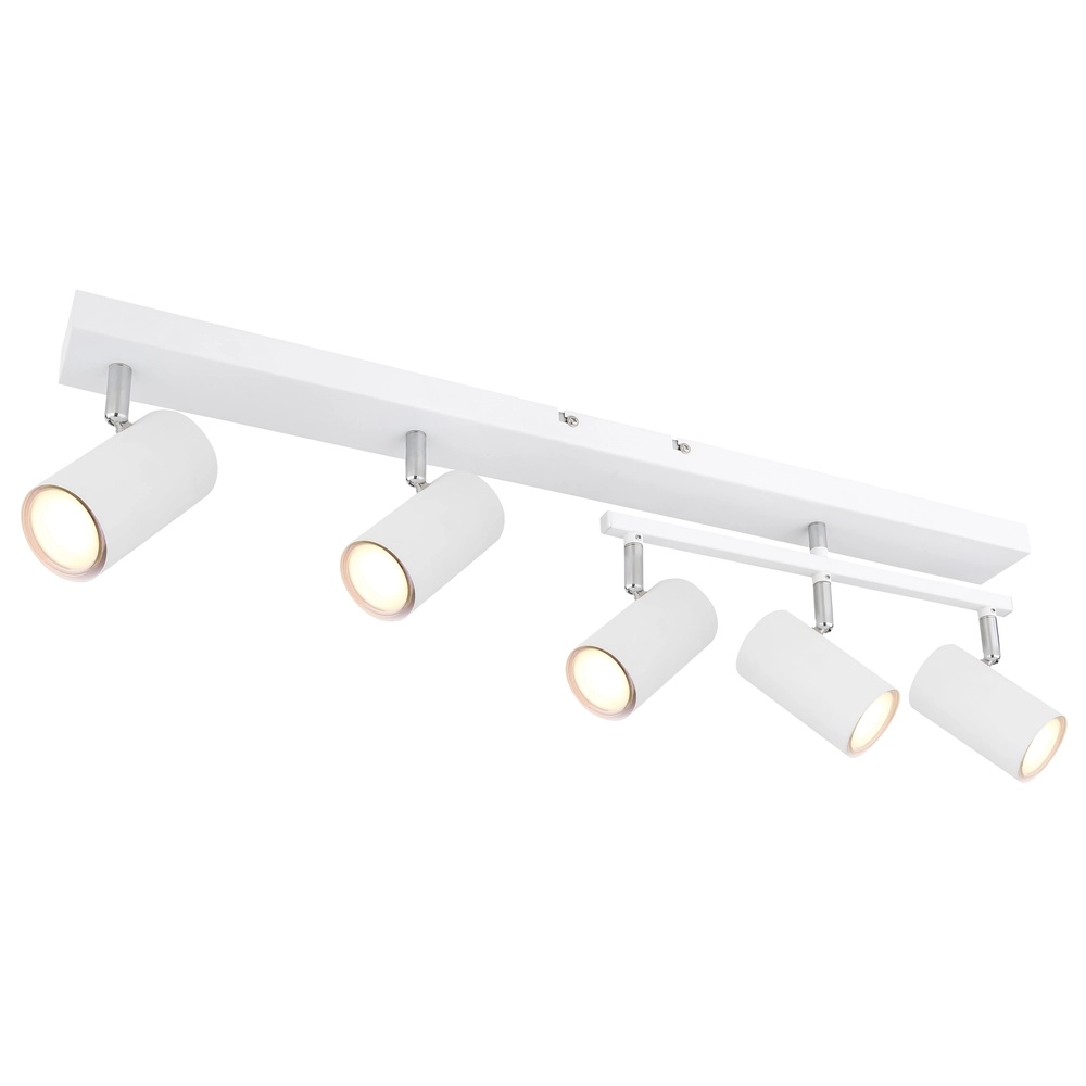 Ceiling lamp 5-lights Robby white