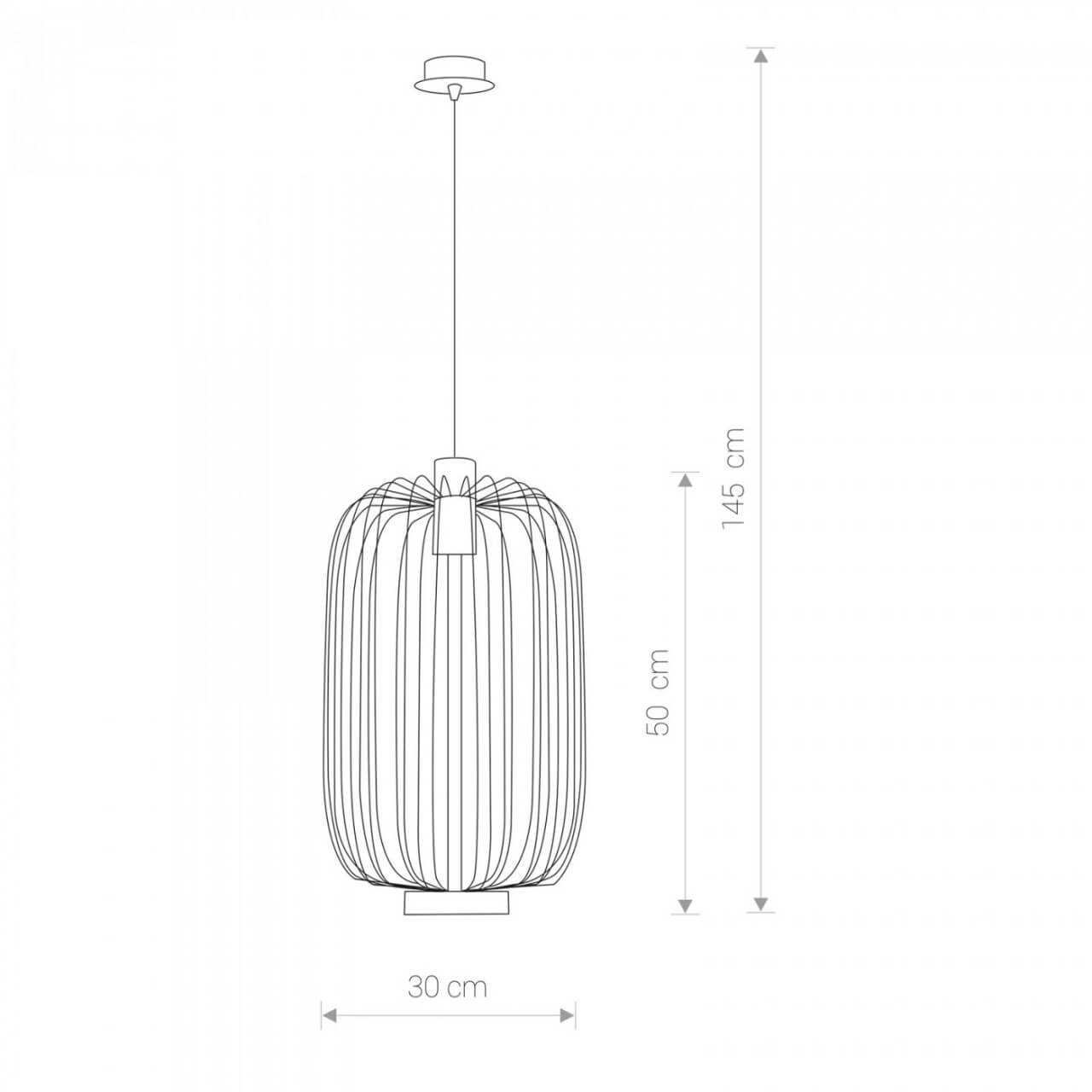Wire pendant lamp Cage Ø 30cm Lyora 5903139684491