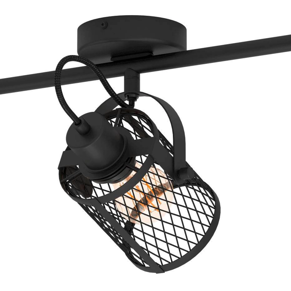 Ceiling lamp Dellow 1 black 3-lights Eglo 9002759312459
