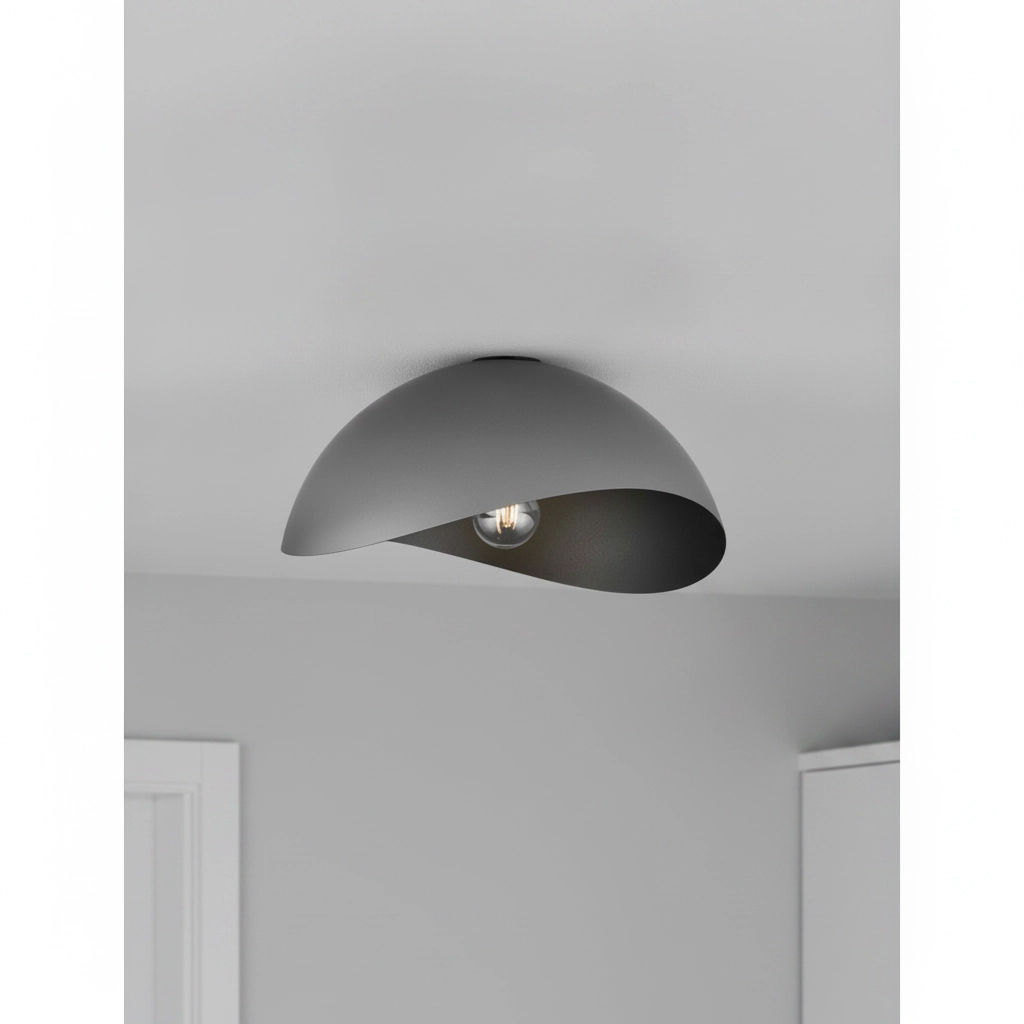 Ceiling lamp Opsi black Ø 40cm