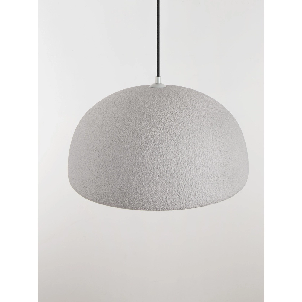 Modern pendant lamp Davo grey Ø 43cm Lyora 5212017495662