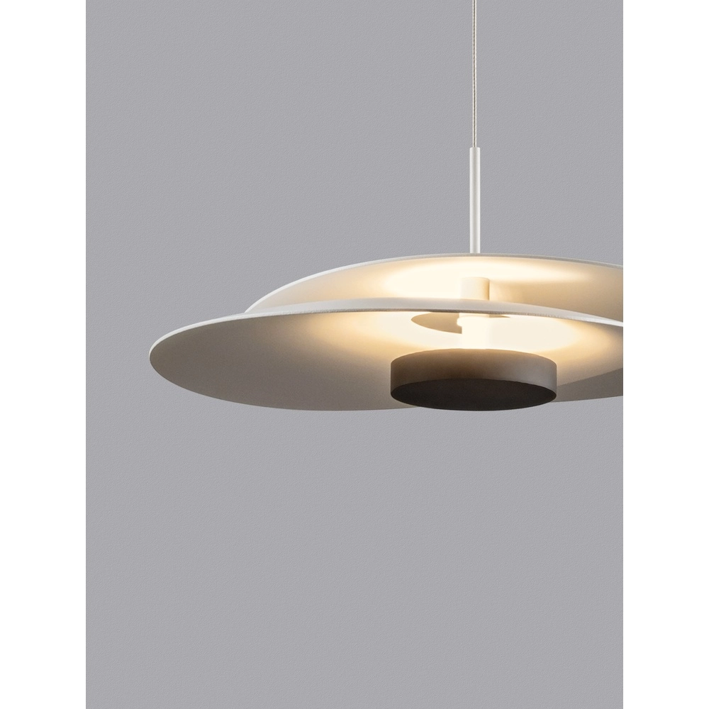 Pendant lamp Olea design white Ø 35cm Lyora 5212017456939