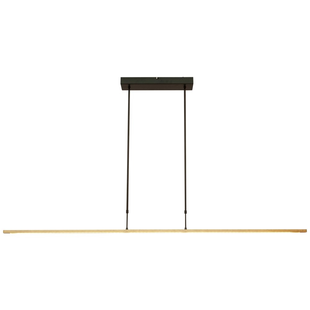 Black hanging lamp Real 2 160cm with gold Masterlight 8718121220451