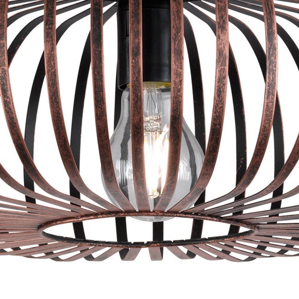 Ceiling light Johann copper brown Trio 4017807356823