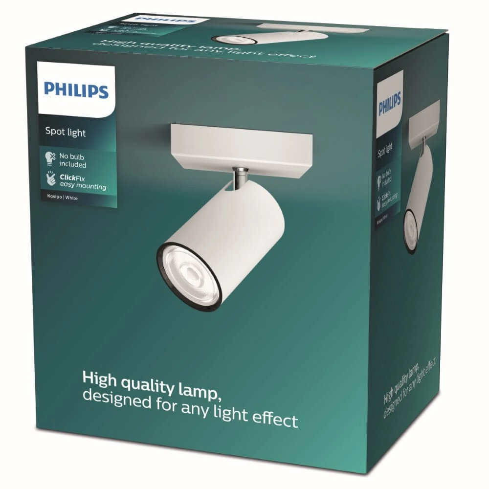 White ceiling spotlight Kosipo Philips 8719514435216