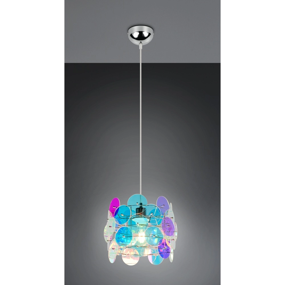 Pendant lamp Iride colored Trio 4017807670950