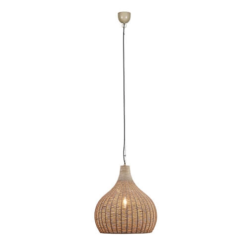 Rattan pendant lamp Janne Ø 54cm