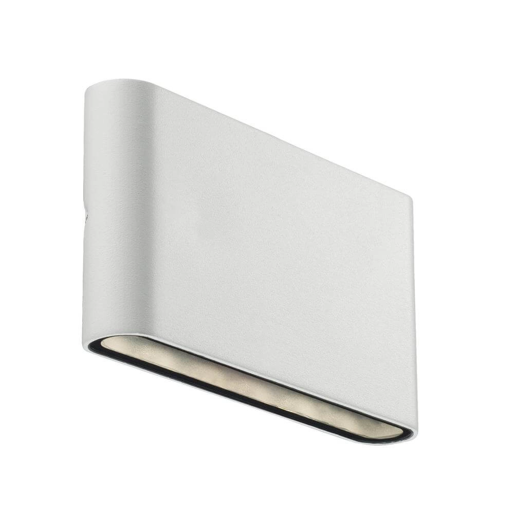 Sleek design wall lamp Kinver white 17.5cm