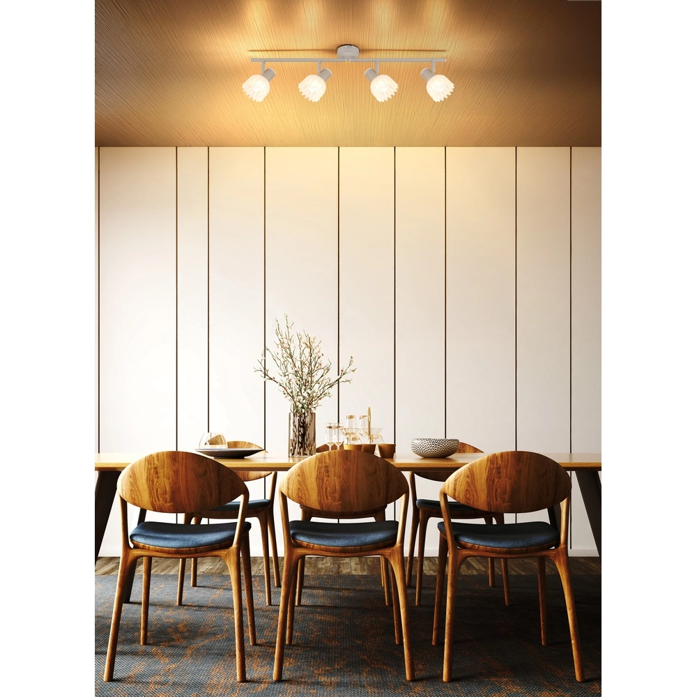 4-light ceiling spotlight Planta sand brown Globo 9007371575930