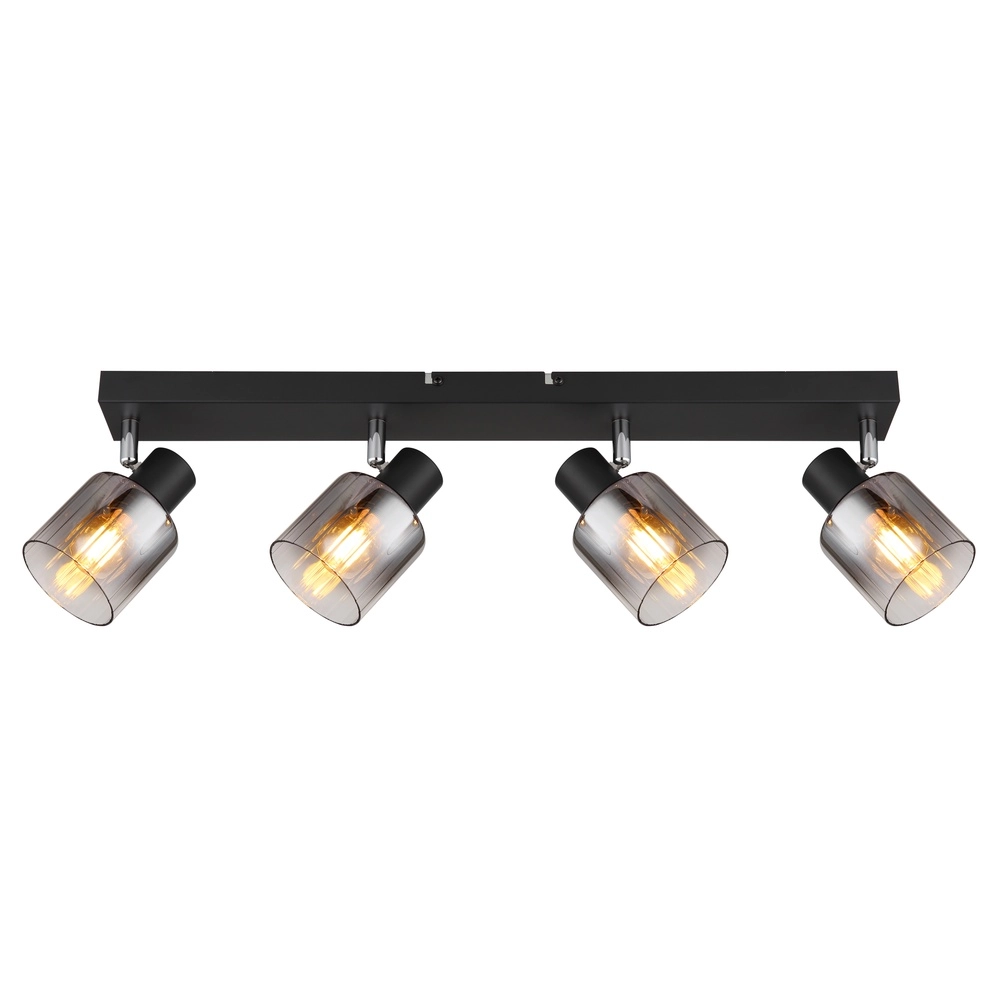Ceiling lamp Jack 4-light black Globo 9007371519835