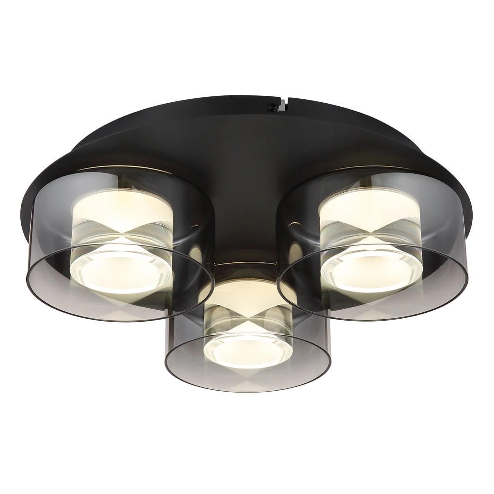 Design ceiling lamp Belinda 3-light black