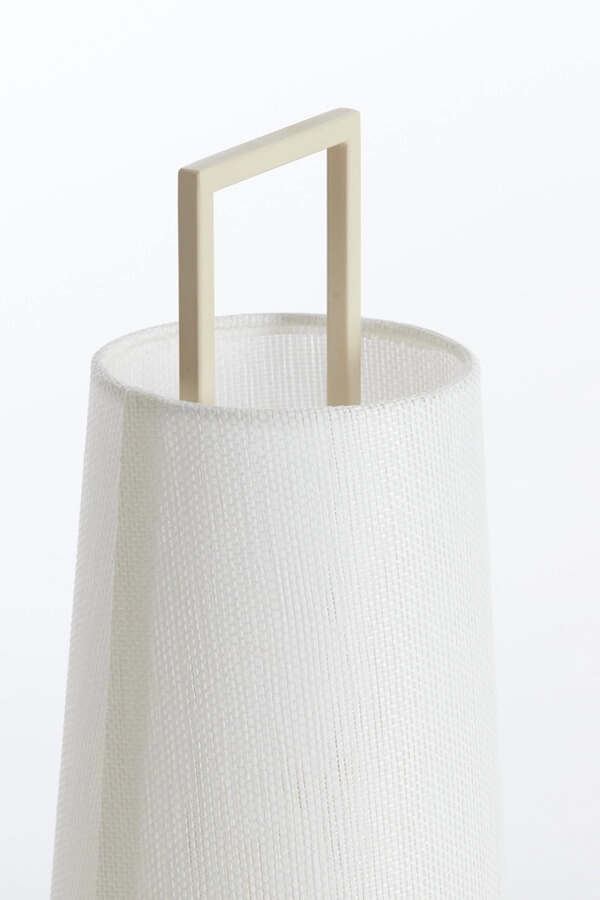 Japandi table lamp Fyon Ø 16cm cream with white Light & Living 8717807730659