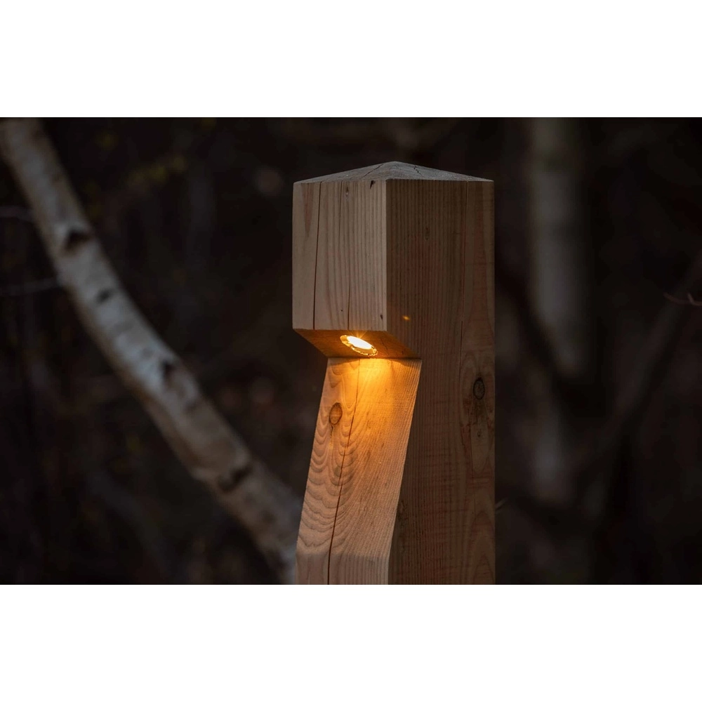 Wooden path lighting Eye 100 Accoya - 10x10x90cm - 2700K Timberlab 8716803513754