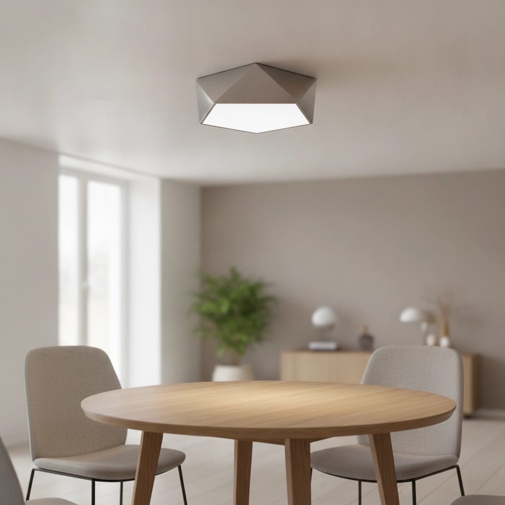 Design ceiling lamp Darius nickel