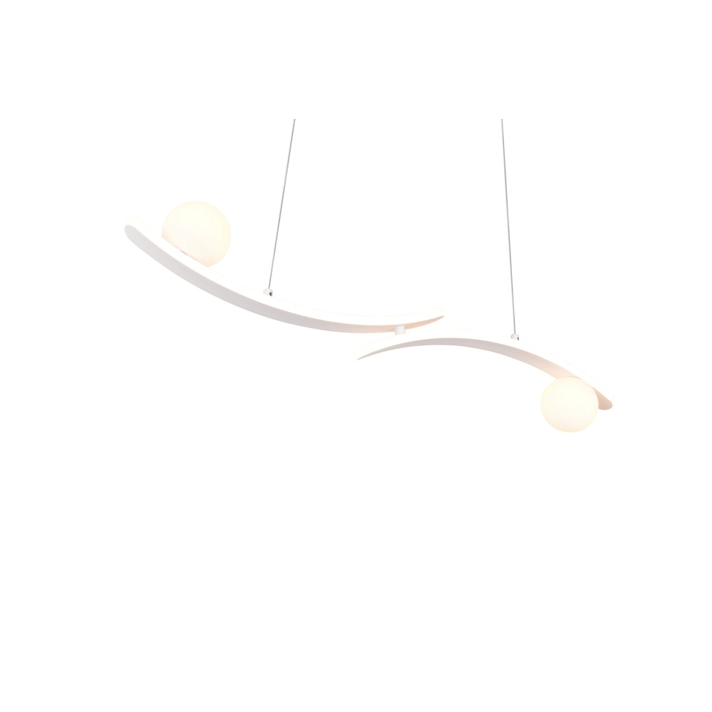 Design pendant lamp Napoli white Trio 4017807683509