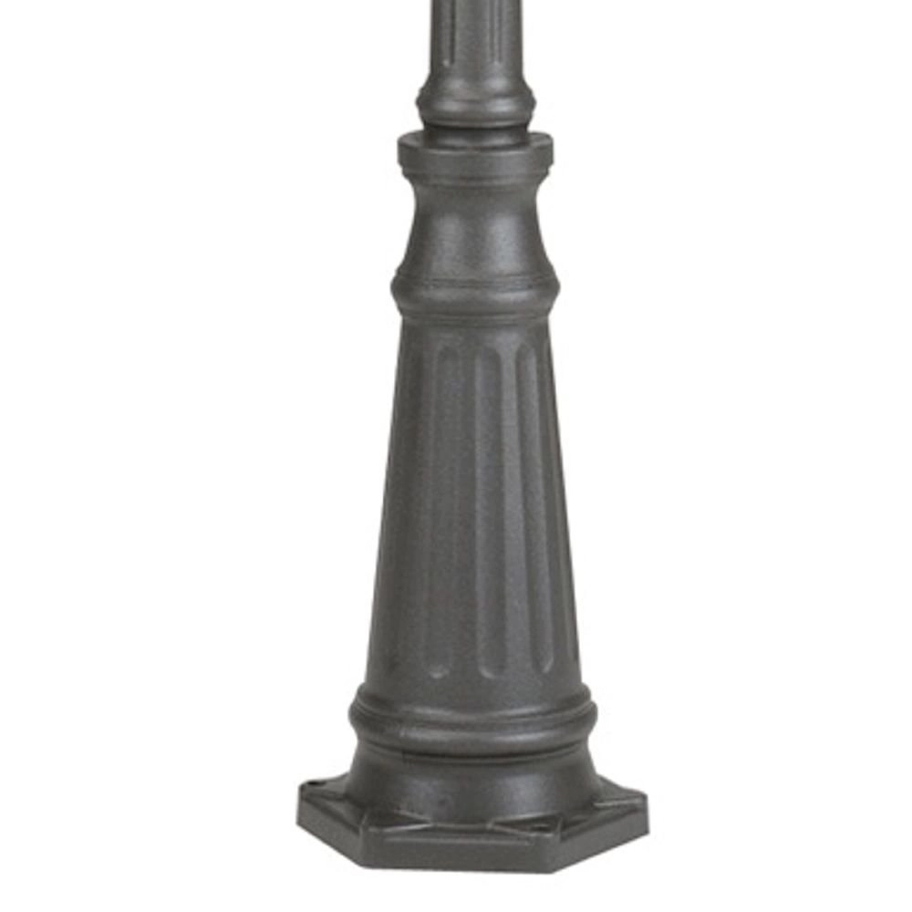 Classic garden lamp Louvre 1-light - black KS Verlichting 8714732722940