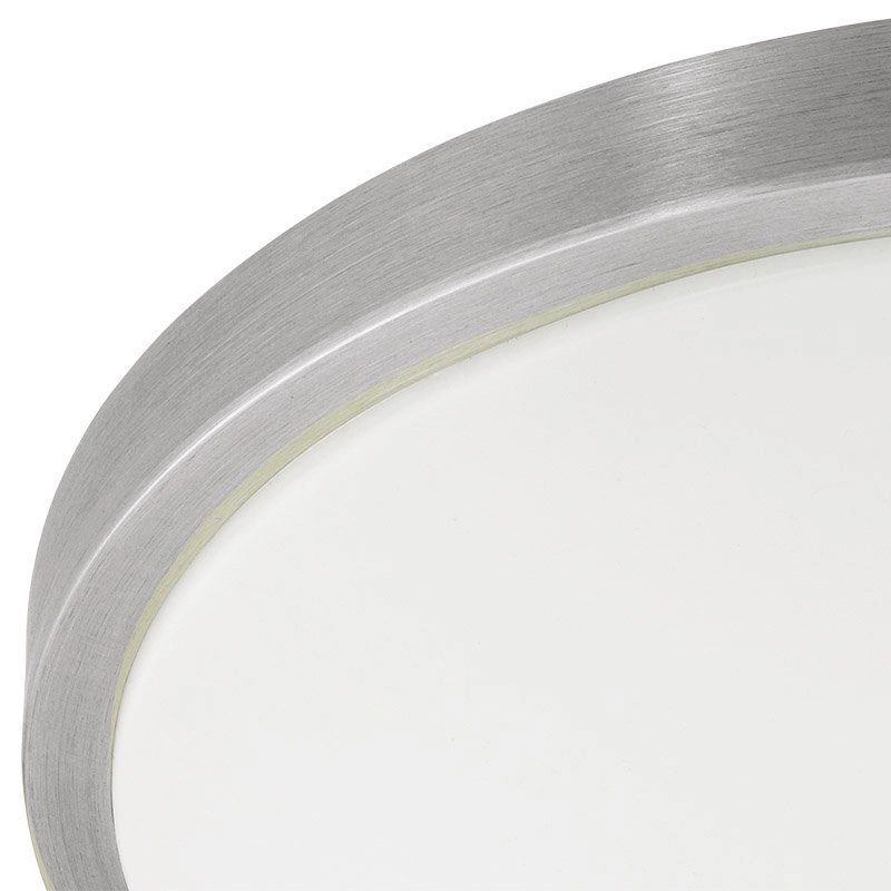 LED flush ceiling light Competa 1 Round 24w - 3000K - 43cm metal gray Eglo 9002759960346