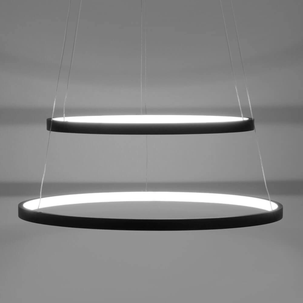 Round pendant lamp Circle anthracite Just Light 4043689960353