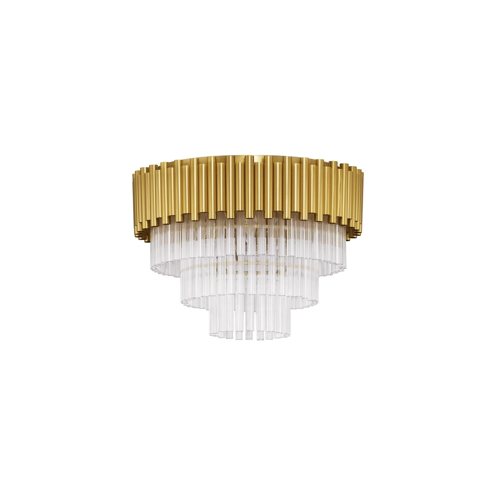 Ceiling lamp Magnolia gold with crystal Ø 50cm Lyora 5212017435002