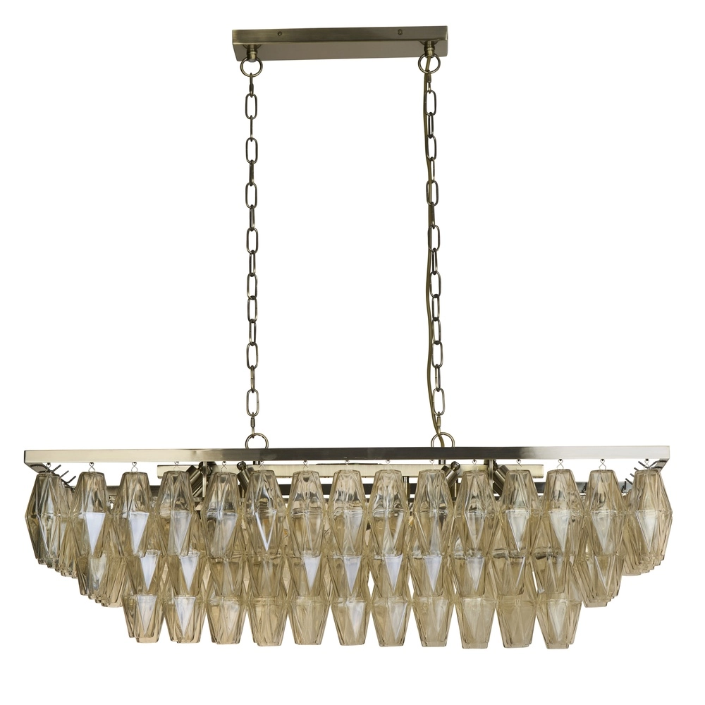 Pendant lamp Alba Antique brass