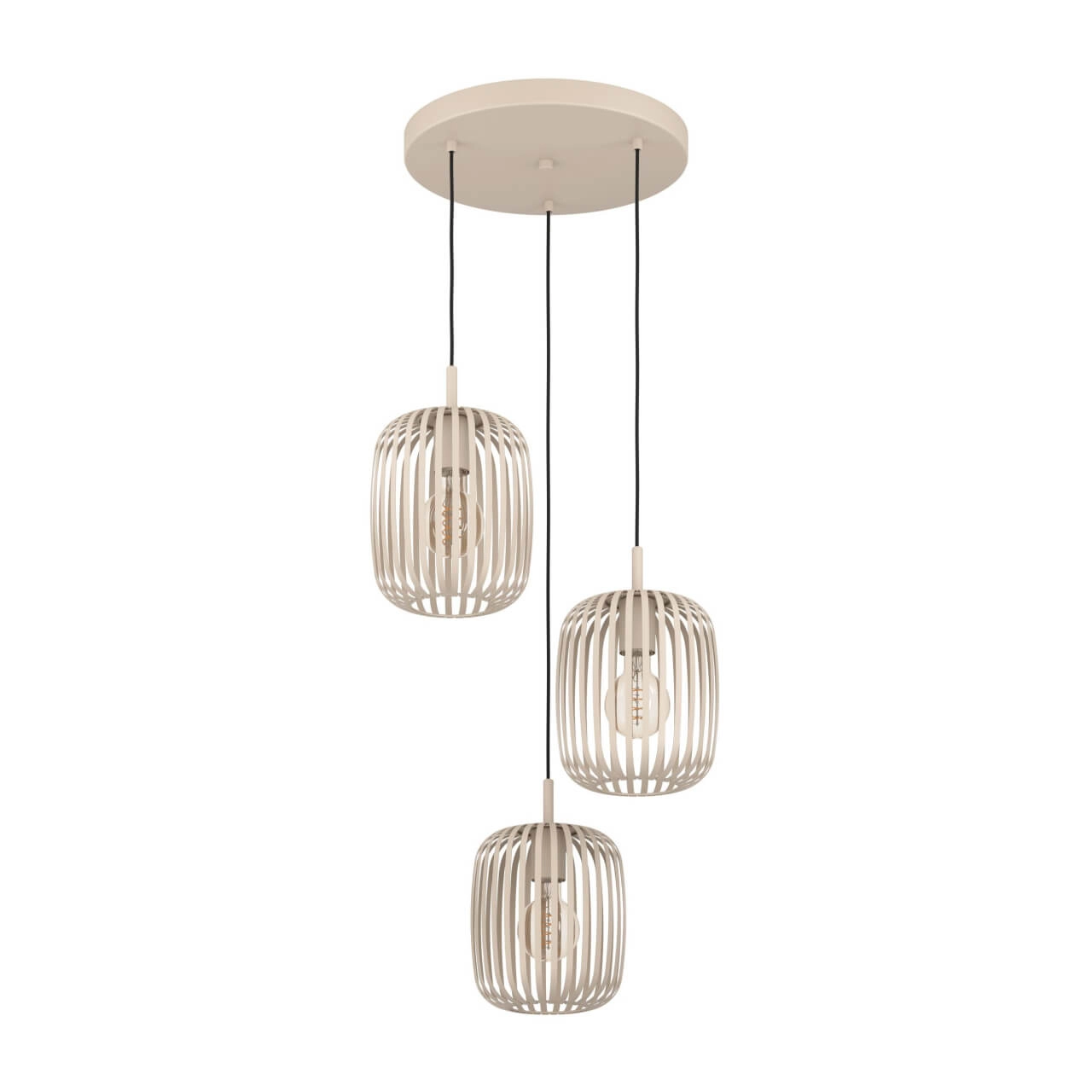 Sand pendant lamp Romazzina 3-light