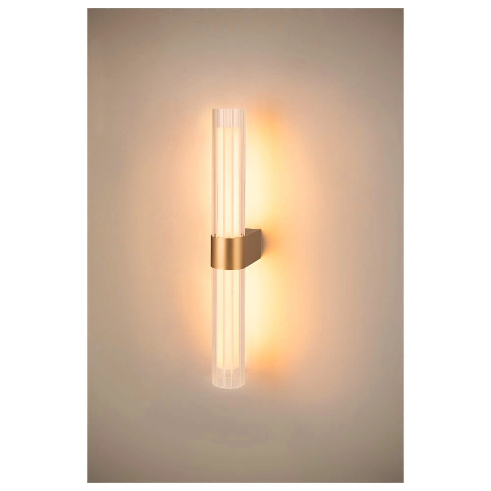 Bathroom wall lamp Lygant Double brass SLV 4024163280655