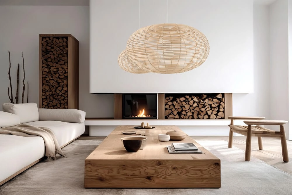 Natural pendant lamp Rattan M Ø 60cm Lyora 5903139111546