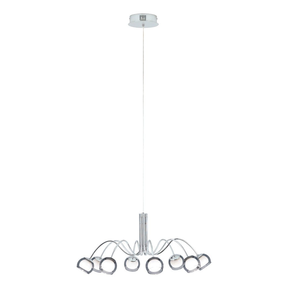 8-light hanging lamp Malagon chrome Stars of Light 9002759391492