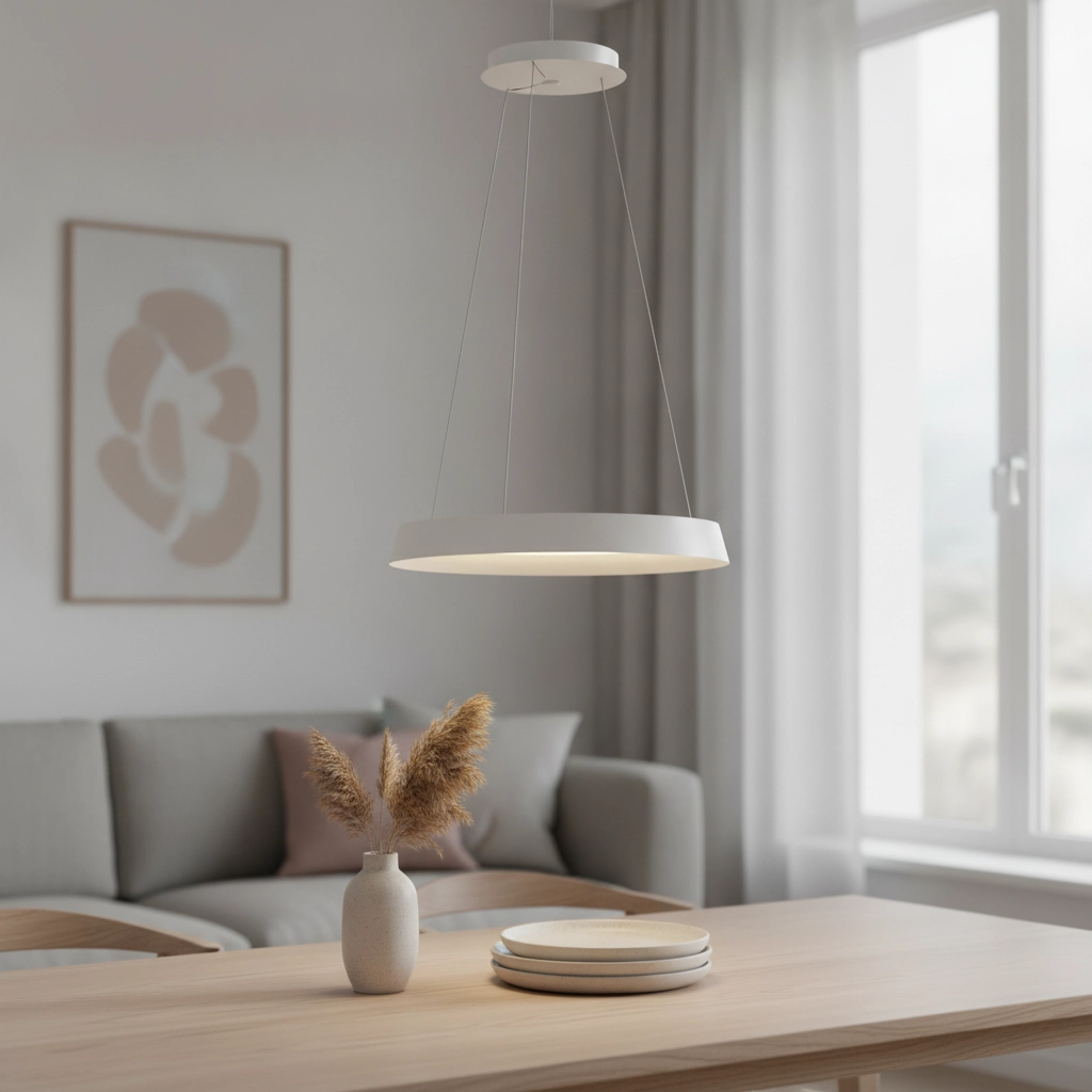 Design pendant lamp Ormi Ø 45cm white
