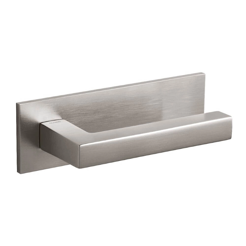 Door handle ABC horizontal shield stainless steel