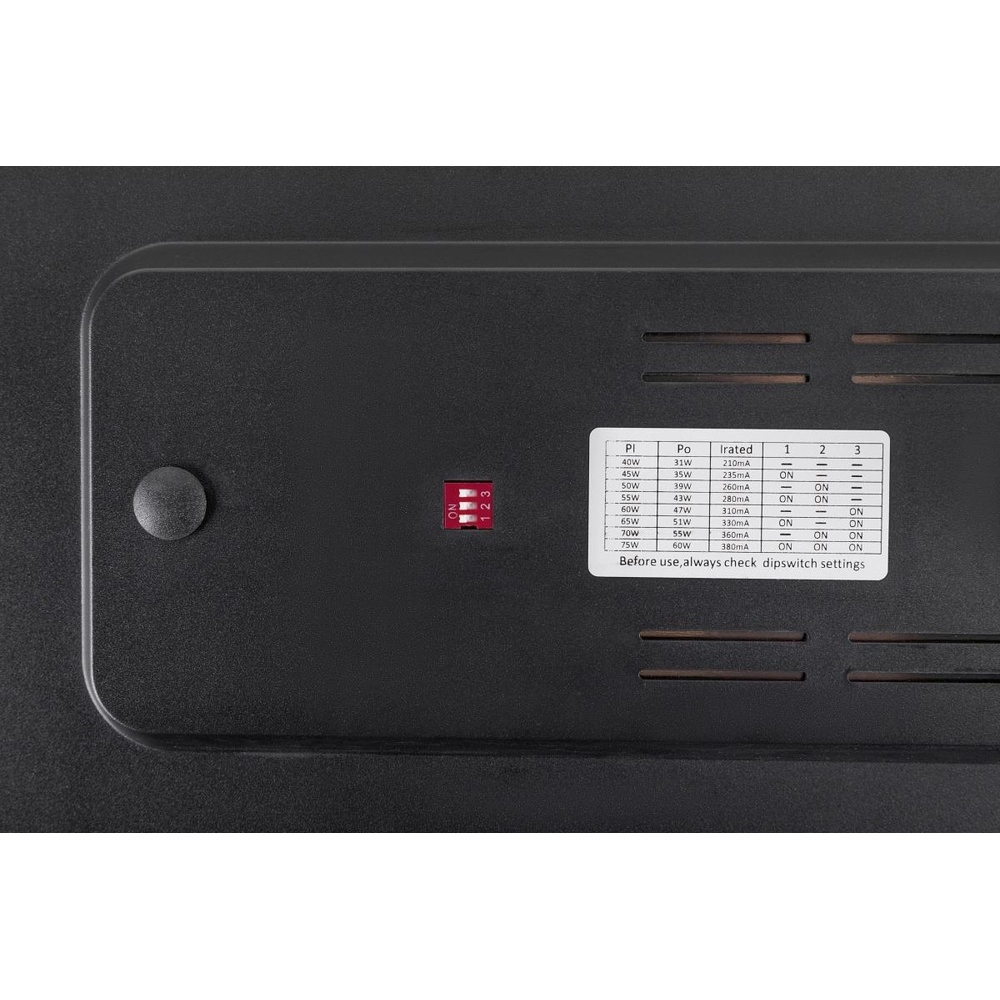 Rail fixture Sight Panel 3-phase black 3000K SLV 4024163305310