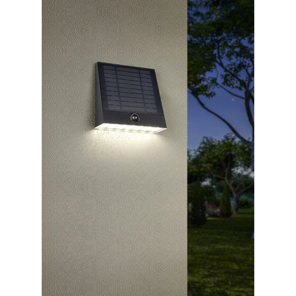 Solar wall light Alvorada Black Hybrid Trio 4017807648034