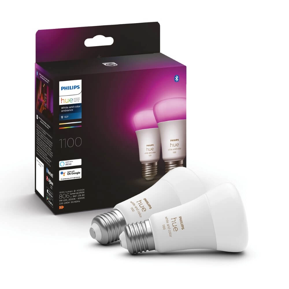 Hue - E27 - 11W - White and Color Philips 8719514291317