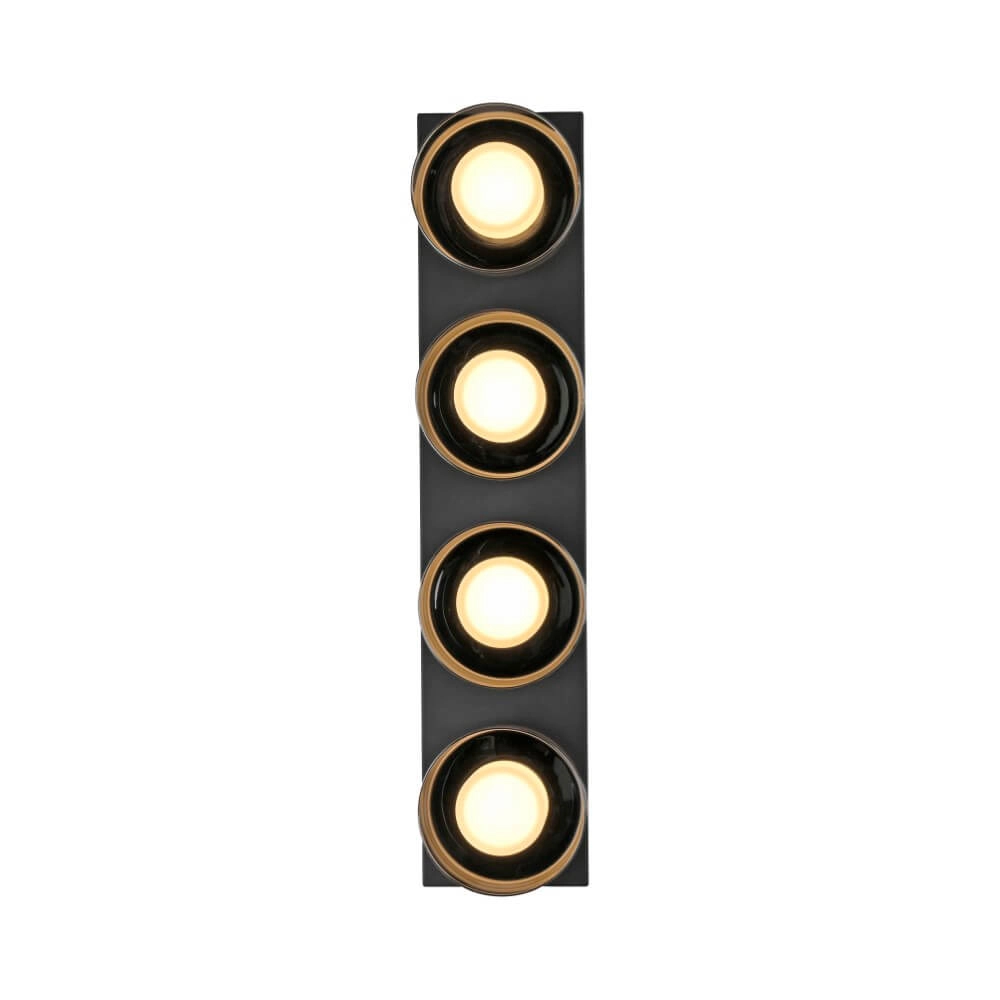 Black ceiling lamp Rika 4-light black Paul Neuhaus 4012248385029