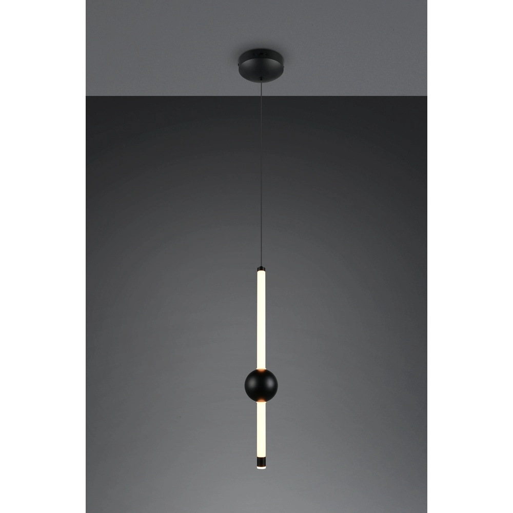 Modern pendant lamp Melita black Trio 4017807661927