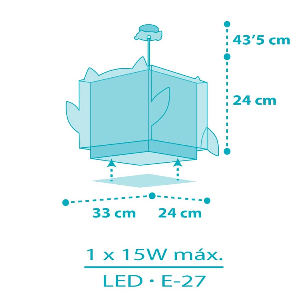Children's pendant lamp Little Owl Dalber 8420406002958