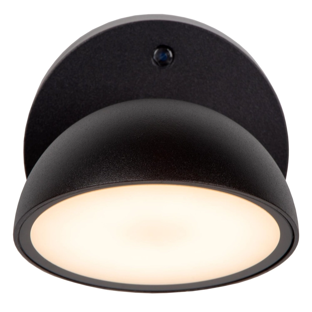 Design wall lamp Finn with sensor black Lucide 5411212221612