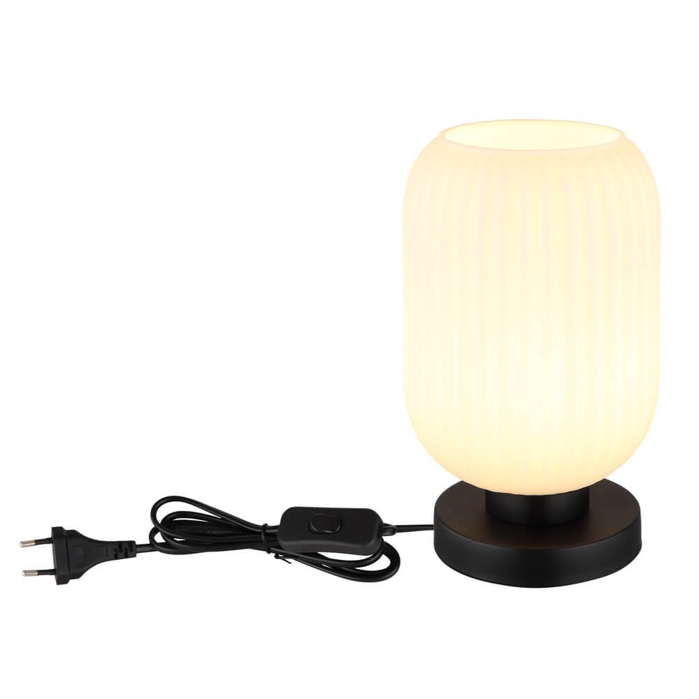 Round table lamp Normy white glass Ø 14cm Globo 9007371453283