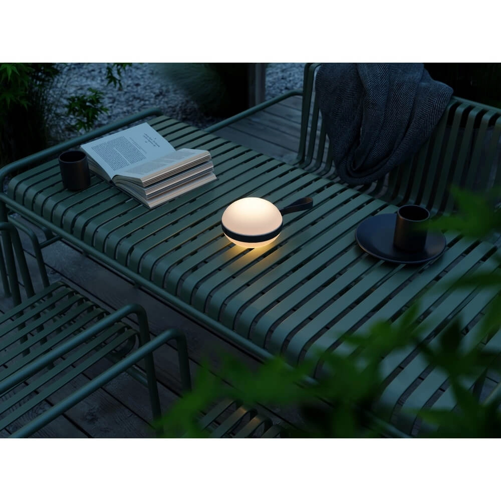 Sleek table lamp Bring To-Go black Ø 16cm Nordlux 5704924010552