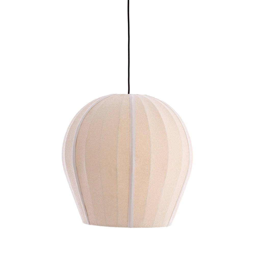 Bouclé pendant lamp Zagori Ø 44cm - sand Light & Living 8717807793067