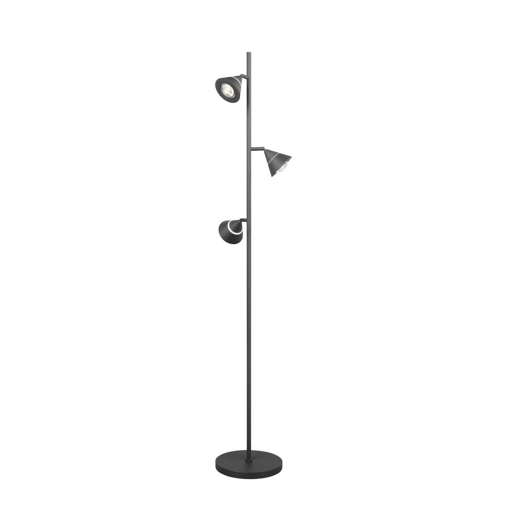 Floor lamp Romeo black Trio 4017807675399