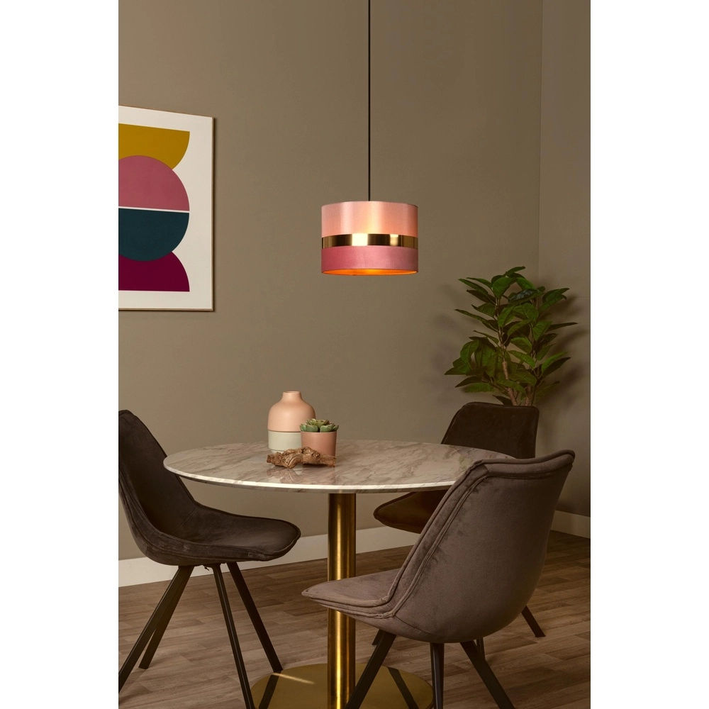 Design pendant lamp Extravaganza Tusse pink Lucide 5411212105639