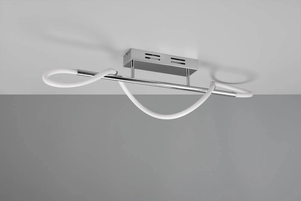 Ceiling light Argos chrome design Trio 4017807562149